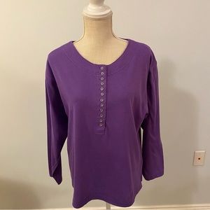 Stefano T-shirt purple size 14 to 16
